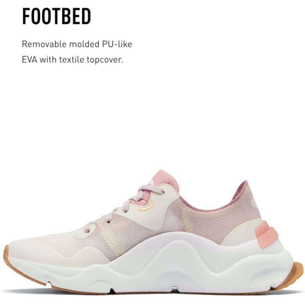 Sorel Kinetic Rnegd Float Chalk/Eraser Pink 10 New - Picture 4 of 6